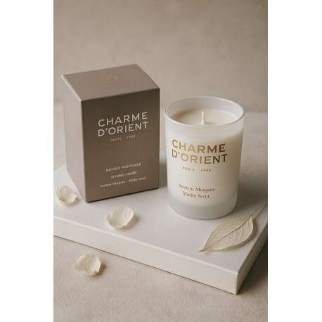Soin bien-être Bougie parfumée - senteur musquée